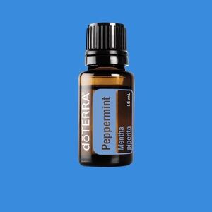 doTERRA Peppermint Oil in Brown Bottle
